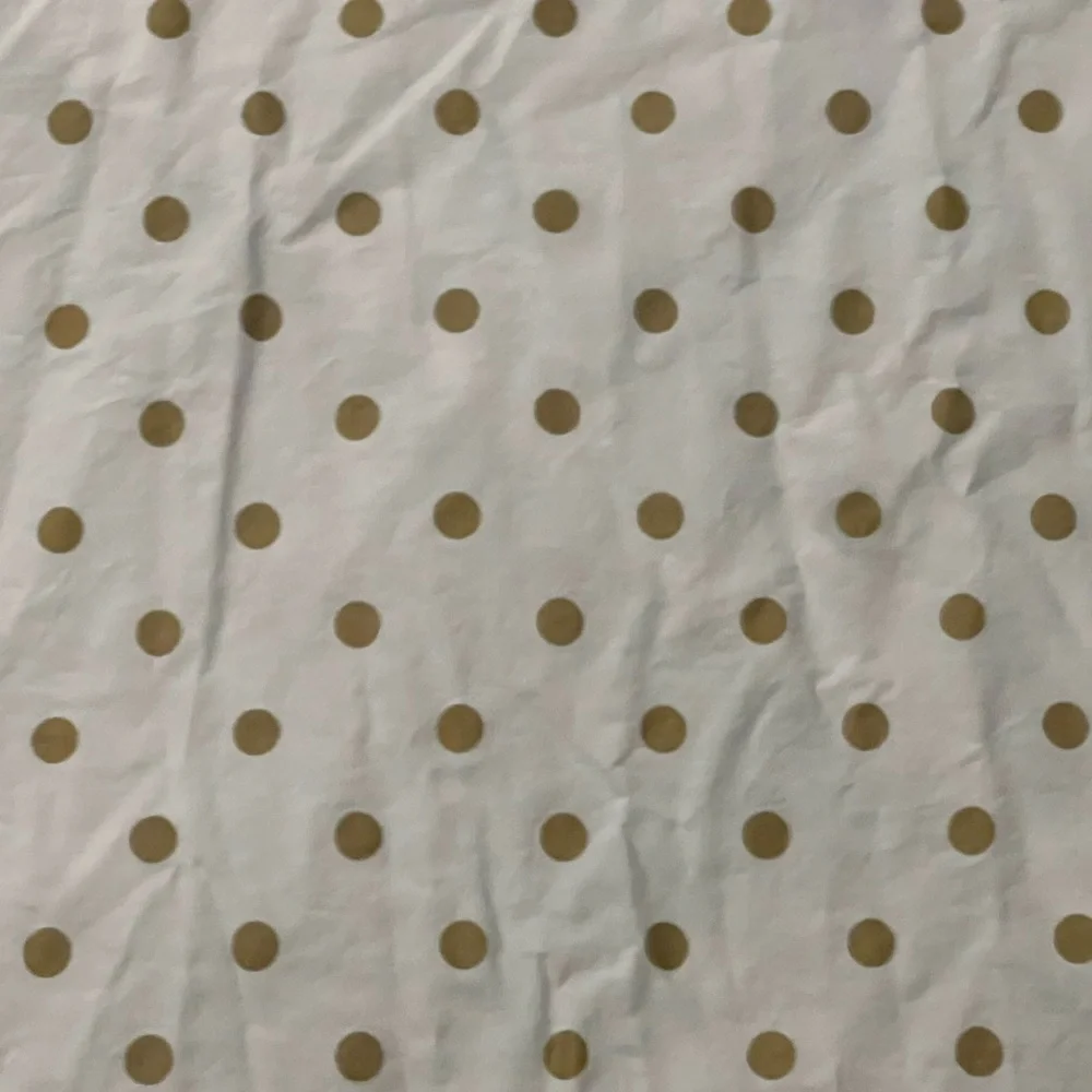 Source Unknown Gold Patterned Duvet Cover and matching pillow shams